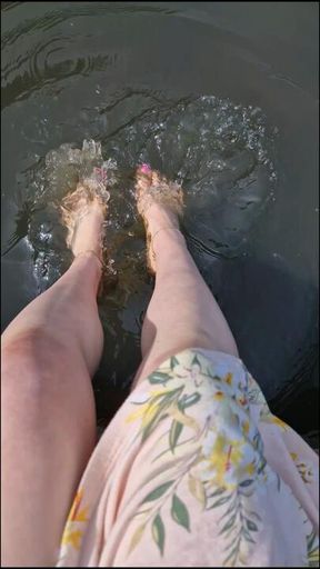Barefoot Bliss: Lake Clean-Up