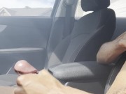 BBC HIGH ASF EDGING & MOANING IN CAR (CUMSHOT)