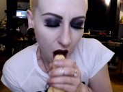 burping on & jerking off your tiny 4" dick