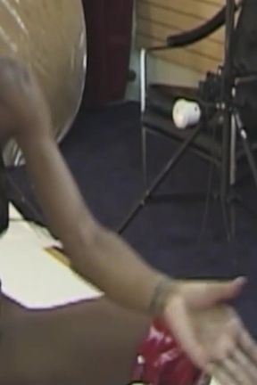 Beautiful Black Tranny Fucked by Strangers in a Swingers Club