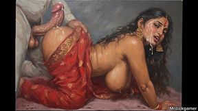 Desi Aunty Fucked in Train with Desi College Boy