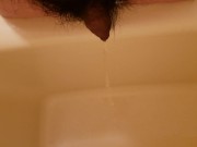 包茎チンポ放尿　Phimosis cock pissing