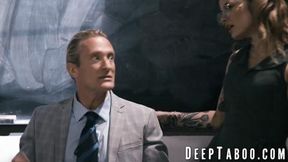 Tattooed Vanessa Vega Fucks Her Ex-Tutor In Class