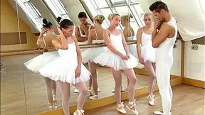 Dellai Eveline And Eveline Dellai In 3 Ballerinas Fuck Teacher