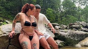 Outdoor sex with a hot big ass&#x1F351; redhead - Mil&#x00E1;n Rodr&#x00ED;guez & Devil Khloee