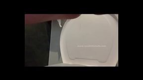 Skinny MILF Renatinha Mello pees in public then gets anal fucked