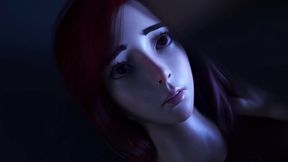 Redheaded Busty Beauty Rides Huge Cock for Intense Standing Fucking & Creampie