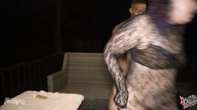 PHAT BOOTY LATINA BBW PICANTE JENNY GETS SOME OUTDOOR BBC WHILE BEING WATCH FROM THE TREES