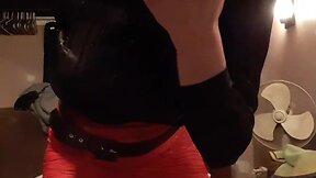 Wild Solo Sissy Trans Video: Big Dildo, Big Tits, Blowjob & Explosive Orgasm!