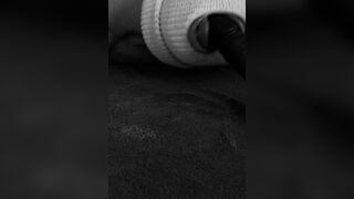 Rubbin My Smallish Cock-squeezing Scrotum with a Fake penis