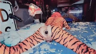 Booty Woman Tiffany Ciskiss Tigra Time Giant Gape With ginormous Goblin Fake penis