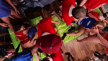 Football Team Vs Cheerleader Gangbang Full BTS