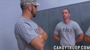 Gay army guys are fucking each other as a punishment