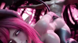 【MMD R-teenagers SEX DANCE】PERVERSE DIABLA CULONA INSANE YUMMY SEX 激しいセックス [MMD]