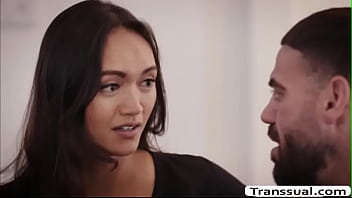 TS Andrea loves sucking dudes bigcock