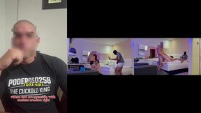 iniciacao do casal novinho: no carro a caminho do motel a esposa ja sentou no meu pau enquanto o marido dirigia