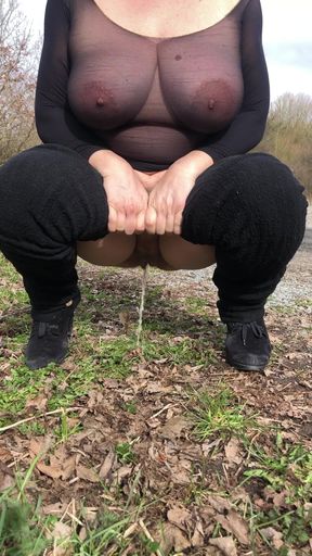Big Tits Wife Pissing and Masturbating Amateur Homemade