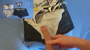 cuming on not my sister thong