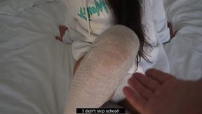 Badass Stepdad Fucks Slutty School-Skipping Stepdaughter