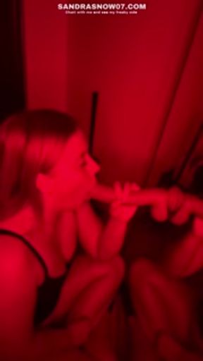 18yo Swedish virgin slut deepthroat big dildo – gagging and rdrooling all over huge dildo while rubbing soaked little pussy 🇸🇪