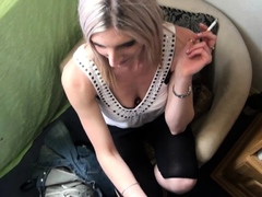 Buxom European cougar needs a young cock plowing her pussy