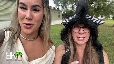 Slutty Influencers Suck Cock To Get Out Of Scary Situation! - Full Video