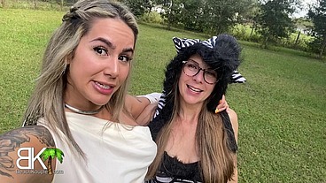Slutty Influencers Suck Cock To Get Out Of Scary Situation! - Full Video