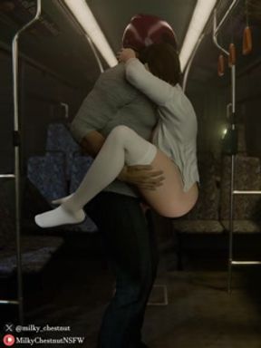 Asuka's Late Night Bus Ride (White) | Tekken