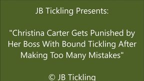 Christina Carter Tickled for Being a Bad Secretary - WMV