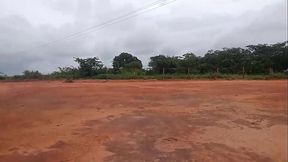 Risky Road Trip to Rio: Hotwife Flashes Ass on Farm Gate, Pisses in Cane Field &amp_ Gets RAW Creampie in Public!