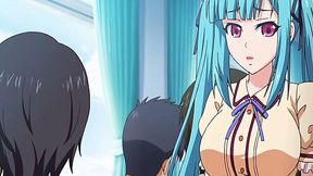 Pigtailed cutie with sparkling eyes likes getting pummeled from behind
