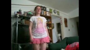 nerdy slut Anna meets new master