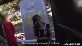 Yui Kyouno In Newcomer Has A Fun Day In The Van Giving