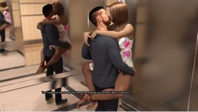 Grandma's House - Gameplay - Roleplay - Newly Wed Bride Gets Her First Time in Elevator by Stranger
