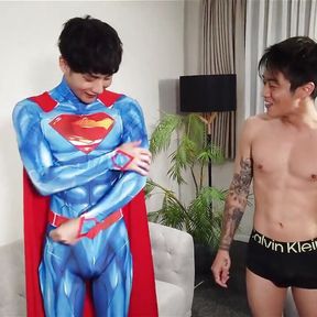 Superman X Spiderman Costume Roleplay