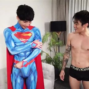 Superman X Spiderman Costume Roleplay