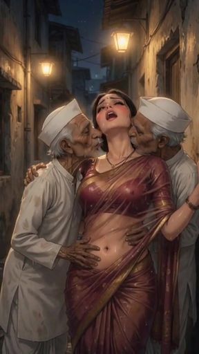 INDIAN MILFs and Bhabhi Totally Dominated by Filthy MUSLIM Men - Public Grouping &amp; Corruption   Clip 1