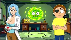 Sky Succubus Tempts Evil Morty with Fiery Lust and Steamy Cream-filled Encounter