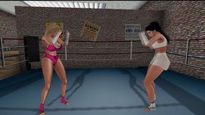 Female Kickboxing: Liz vs Alex SD