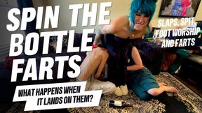 Spin the Bottle Farts - Spit, Slaps, Foot Worship & Fun