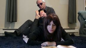 Anita on the floor