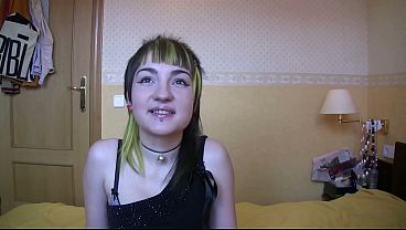Innocent spanish girl fucks for money