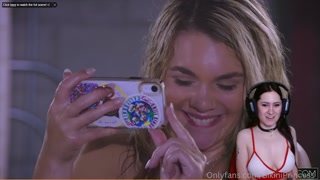 Riley Reid and Friend Get Pussy STRETCHED by 2 HUGE Cocks Livestream Reaction