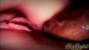 Very Close-up Cock Enters My Secretary Wet Holes