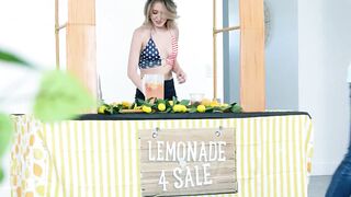 Step-Mom's Lemonade Stand - Stepson Fucks His Hot MILF
