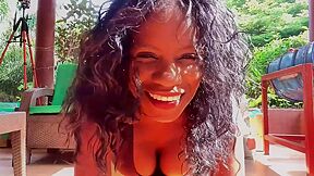 Stepdaugter Get Surpriced By Her Stepdad While Doing Yoga And He Eats Her Pussy