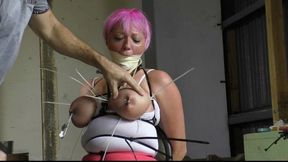 Nova Pink - Her hardest Zip Tie Breast Predicament ever - Futile Struggles - First Lesson - Full Clip mp4