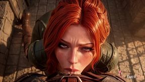 i caught this wild scottish vixen merida with fiery curls, took her bow and roughly subdued her juicy ass right on the hunting trophy [ai]