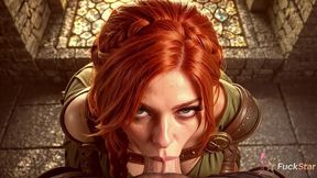 i caught this wild scottish vixen merida with fiery curls, took her bow and roughly subdued her juicy ass right on the hunting trophy [ai]