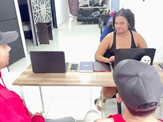 They went looking for work and discovered a sexually excited boss